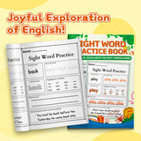 Ages 4-7 sight word practice book for reading sentences