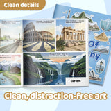 Early learning book for kids about geography vocabulary and cultural curiosity