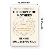 Desk reading setup with The Power of Mothers parenting guide
