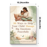 88 Ways to Help Your Child Manage Big Emotions product image 8 showing printed book details for screen-free reading and learning