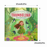 Bilingual fairy tale reader for kids with English and Spanish story text
