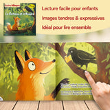 Children's bilingual fable book for early language learning and comprehension