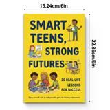 Smart Teens, Strong Futures: Life Skills Guide product image 8 showing printed book details for screen-free reading and learning