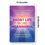 Make Short Life More Meaningful product image 8 showing printed book details for screen-free reading and learning