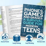 Middle school and high school book for screen balance, routines, and study habits