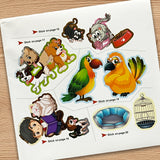 Ages 3-6 pets sticker book for animal discovery