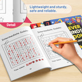 Clever Minds Sudoku: 4-Level Number Logic Set product image 8 showing printed book details for screen-free reading and learning
