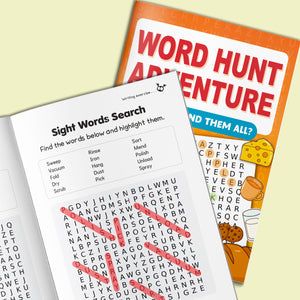 Sight Words Search Puzzle Book for Kids, Word Find Activities, Early Reading Practice, Vocabulary Recognition, Spelling Support, and Kindergarten Literacy Learning