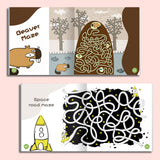 Children's creative thinking maze activity book