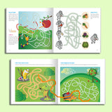Children's jungle maze activity book for pencil control and focus