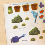 Ages 3-6 nature sticker book for screen-free creative play