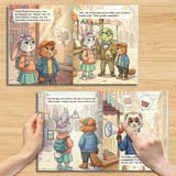 Ages 7-14 finance story book about manipulation, self-control, and financial awareness