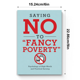 Desk flat-lay photo of Saying No to Fancy Poverty Money Mindset Guide