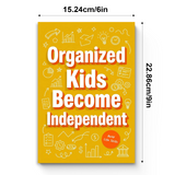 Organized Kids Become Independent product image 8 showing printed book details for screen-free reading and learning