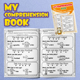 Ages 5-8 reading workbook for sentence understanding