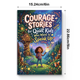 Courage Stories for Quiet Kids Who Want to Speak Up product image 8 showing printed book details for screen-free reading and learning