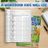 Number bonds pages with counting and trace and fill practice