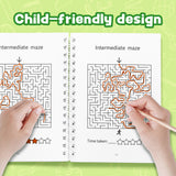 Children's forest pathfinding workbook for focus training