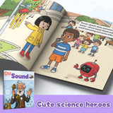 Printed STEM book for sound vocabulary, observation, and early science learning