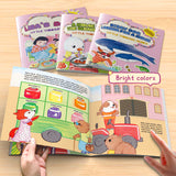 Ages 3-6 story set for screen-free early English learning