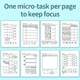 Printed place value workbook for kindergarten and first grade