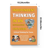 Desk reading setup with Independent Thinking in an Information Explosion