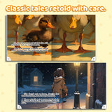 Printed Andersen story set for early language learning and vocabulary