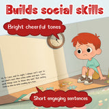 Printed social-emotional picture book with patience and calm behavior illustrations