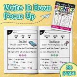 Kindergarten and Grade 1 consonant blends workbook for Ages 5-8