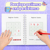 Sudoku for Kids Workbook , 4-Level Logic Puzzle Collection for Ages 3–12+, Beginner to Challenge Sudoku Practice, Number Reasoning, Focus Training, Problem-Solving, and Brain-Building Fun