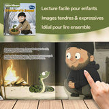 Children's bilingual fable book for early language learning and comprehension