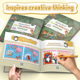 Ages 4-8 visual puzzle book for screen-free attention practice