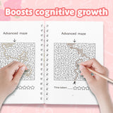 Children's logic puzzle book for focus training