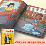 Printed STEM book for heat vocabulary, observation, and early science learning