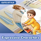 Read-aloud toddler book for listening skills, comparison, and first vocabulary