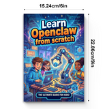 Learn Openclaw from Scratch Coding and Robotics for Kids product image 8 showing printed book details for screen-free reading and learning
