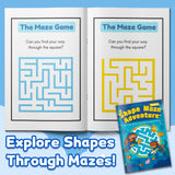 Ages 3-6 activity book for screen-free shapes and pencil control practice