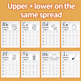 Printed picture word association and tracing practice