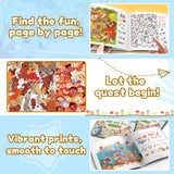 Ages 4-8 activity book for screen-free hidden object fun