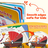 Ages 1-4 interactive board book for screen-free parent-child reading