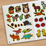 Ages 3-6 error-finding sticker book for attention to detail