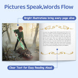 Ages 4-8 Singing Bone picture book for screen-free read-aloud storytime