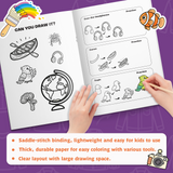 Beginner learn-to-draw book for kids with easy step-by-step art practice