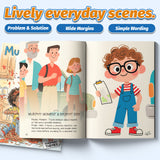 Ages 6-12 problem-solving story book for screen-free family reading