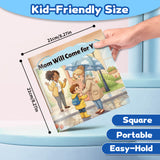 Social-emotional picture book with warm mom and child illustrations
