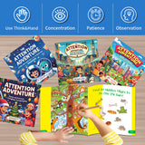 Attention  Adventures: A 5-Book Set to Boost Kids' Attention and Supercharge Concentration Skills