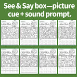 Printed find the letter and trace the letter worksheets