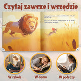 Printed Lion and Mouse story book for kindness vocabulary and family reading