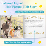 Ages 4-8 Bremen Town Musicians picture book for screen-free read-aloud storytime