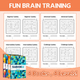 Sudoku Puzzle Books: Geometric Beginner Logic Set product image 8 showing printed book details for screen-free reading and learning